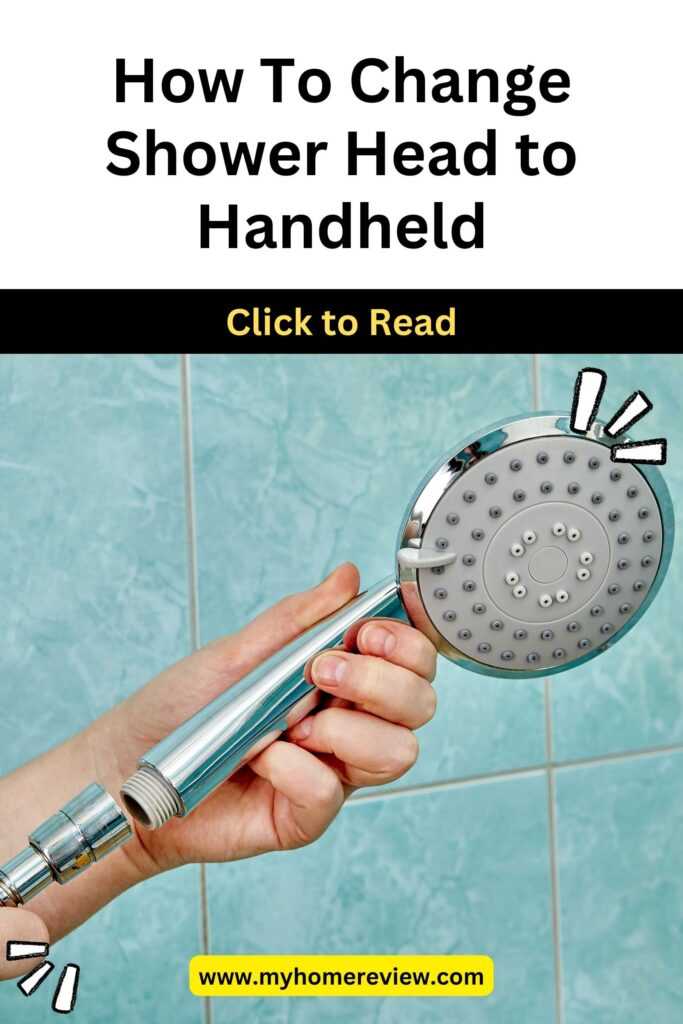 How To Change Shower Head to Handheld
