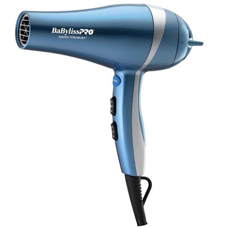 BaBylissPRO Hair Dryer, Nano Titanium 2000-Watt Blow Dryer, Hair Styling Tools & Appliances, BNT5548