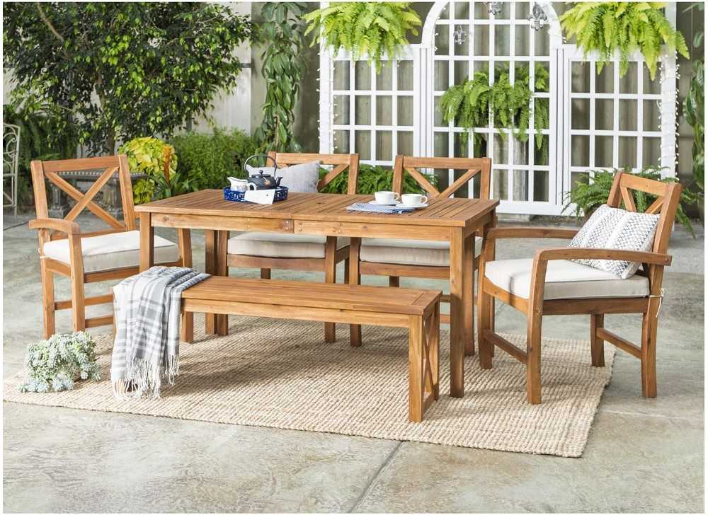 Best Wood Patio Dining Sets For Stylish Outdoor Gatherings Photo Inspiration